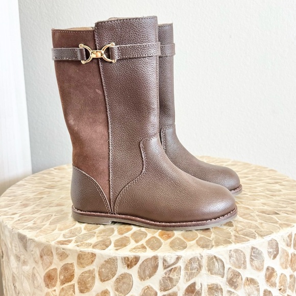 Other - NWT Janie and Jack Brown Kids Boots size 9